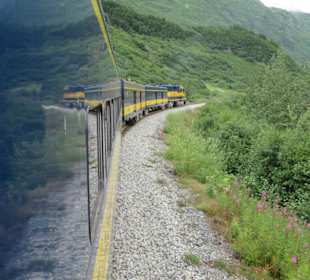 Auf dem Weg zu den Gletschern