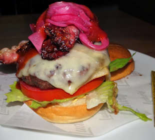 Burger-Kreationen im Restaurant Ludwig