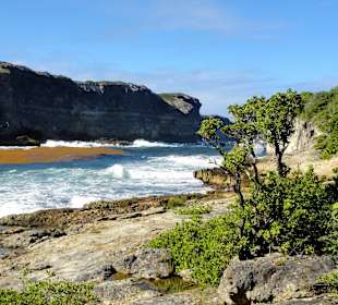 Am Rand der Lagune zum offenen Meer