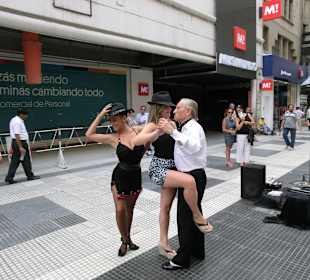 Straßenkünstler auf der Calla Florida