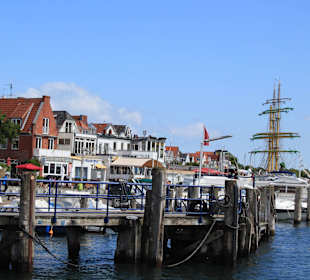 Travemünde vom Priwall aus