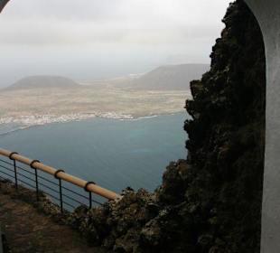 Blick auf die Aussichtsplattform