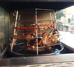 Das Lamm auf dem Grill