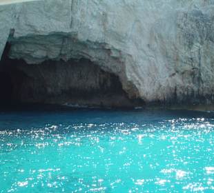Eingang zur blauen Grotte