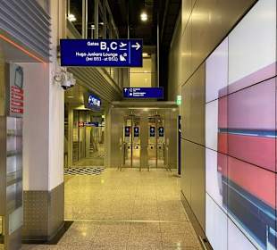 Weg zur Hugo Junkers Lounge