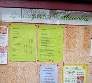 Der Speiseplan