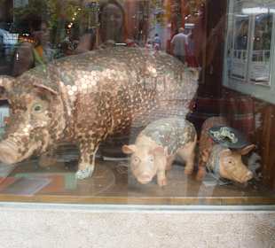 Ein Glückschwein in Soller