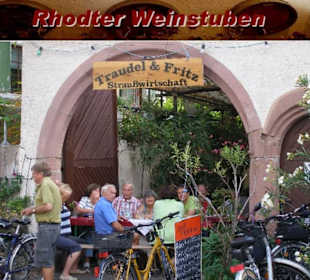 Es gibt sie noch, die gute, alte Straußwirtschaft!