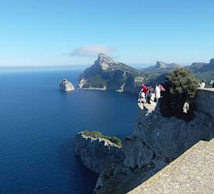 Zwischenstation mit Blick nach Nord