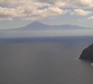 Von La Gomera, der Blick nach Teneriffa