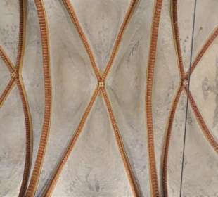 Gewölbedecke im Hauptschiff von St. Johannis