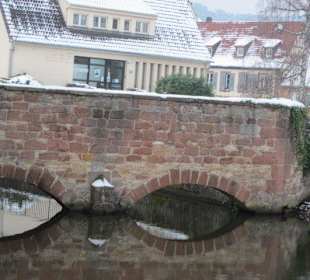 Altstadt Wissembourg im Winter
