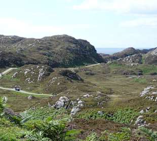 Auf dem Weg durchs nördliche Assynt