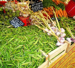 Rundgang über den Wochenmarkt von Aix-en-Provence