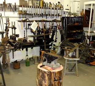 Blick in die metallverarbeitende Werkstatt