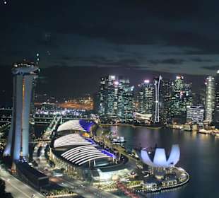 Ausblick aus Singapur-Flyer