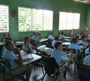 Dominikanische Schulklasse