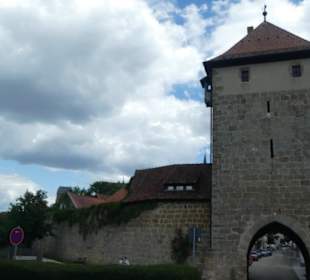 Seßlach - Blick zum Rothenberger Torturm