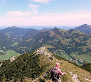 Berggipfel-Panorama