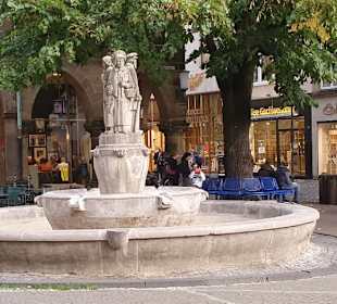 Der berühmte Lambertus-Brunnen