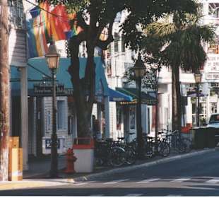 Duval Street früh morgends