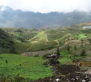 Auf dem Weg zum Wasserfall von Sapa