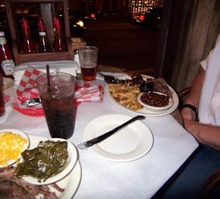 Riesen Portionen. Leckeres Essen.