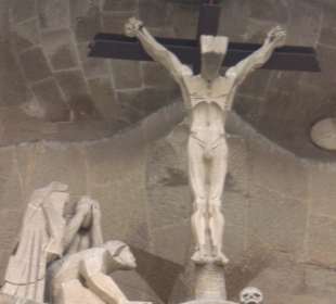 Außenwand der Sagrada Familia