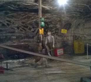 Im Erlebnisbergwerk Merkers