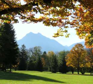 Blick vom Golfplatz zum Kramer