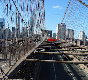 Auf der Brooklyn Bridge