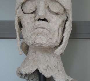 Varus / Kopf aus Gips