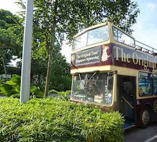 Unterwegs in Singapur mit dem Hop and Hop Bus