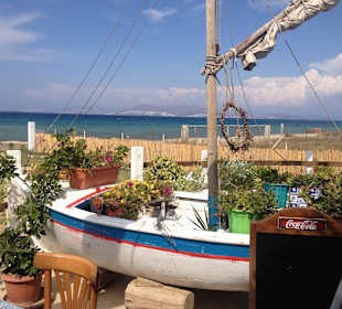 Fischrestaurant am Strand