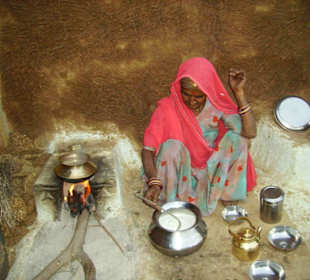 Essenszubereitung im Nachbardorf