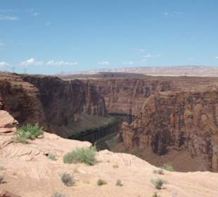 Ab hier wurde der Blick frei nach unten