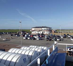 Blick auf den Hafen von Nessmersiel