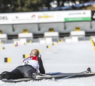 Spannung beim Biathlon