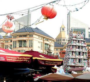 Hindu-Tempel, zentral in Chinatown