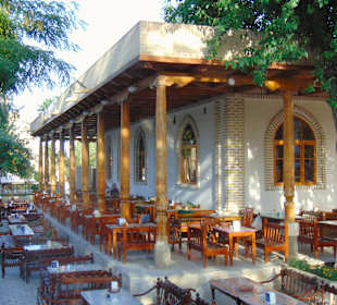 Restaurant Bolo Hauz Chaikhana in Buchara