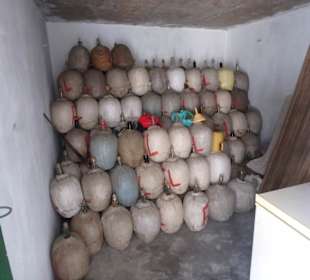 Teilansicht des Lagers