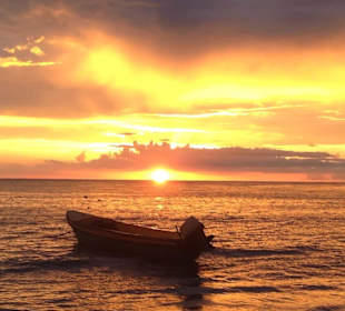 Sonnenuntergang am Strand