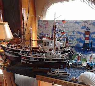 Model eines Fischkutters