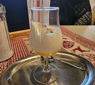 Bratapfellikör mit sahne
