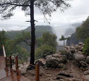Weg zwischen den Plattformen