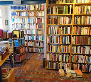 In den Verkaufsräumen des Antiquariat Lorang