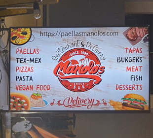 Restaurant Schild
