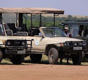 Unser Jeep in der Mitte 