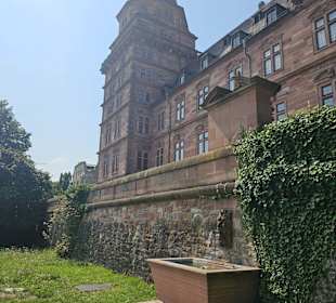 Schlossgarten mit Brunnen