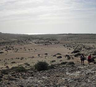 Wanderung an die andere Seite der Insel